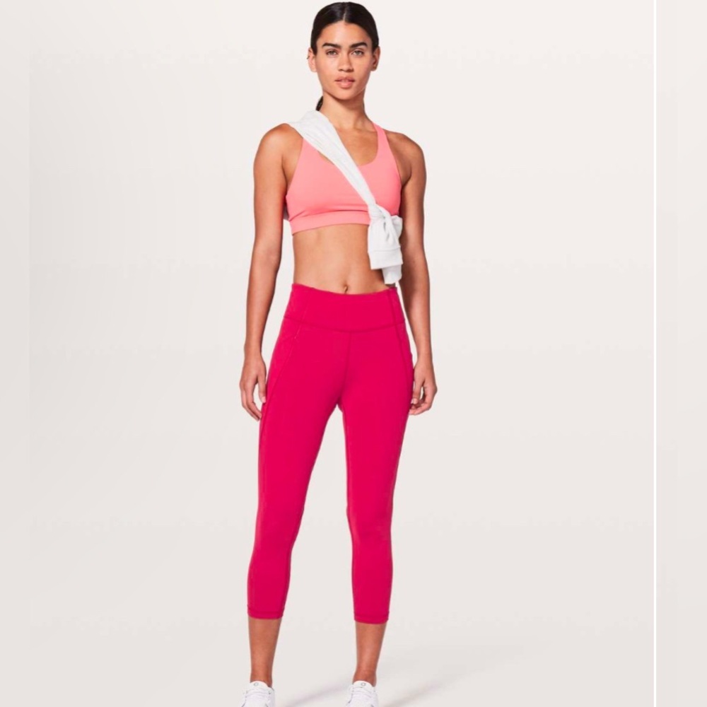 Lululemon Time To Sweat Crop *23"
Ruby Red 6